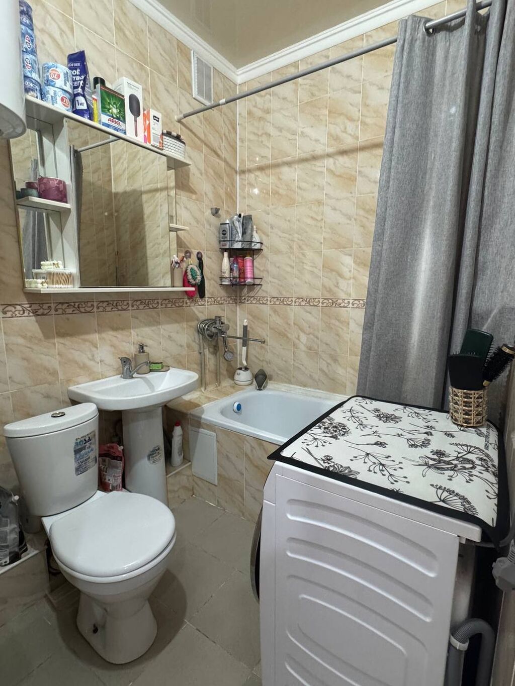 1 комната, 45 м², Улан мкр 106 серия улучшенная, 4 этаж, Дизайнерский ремонт: фото 8