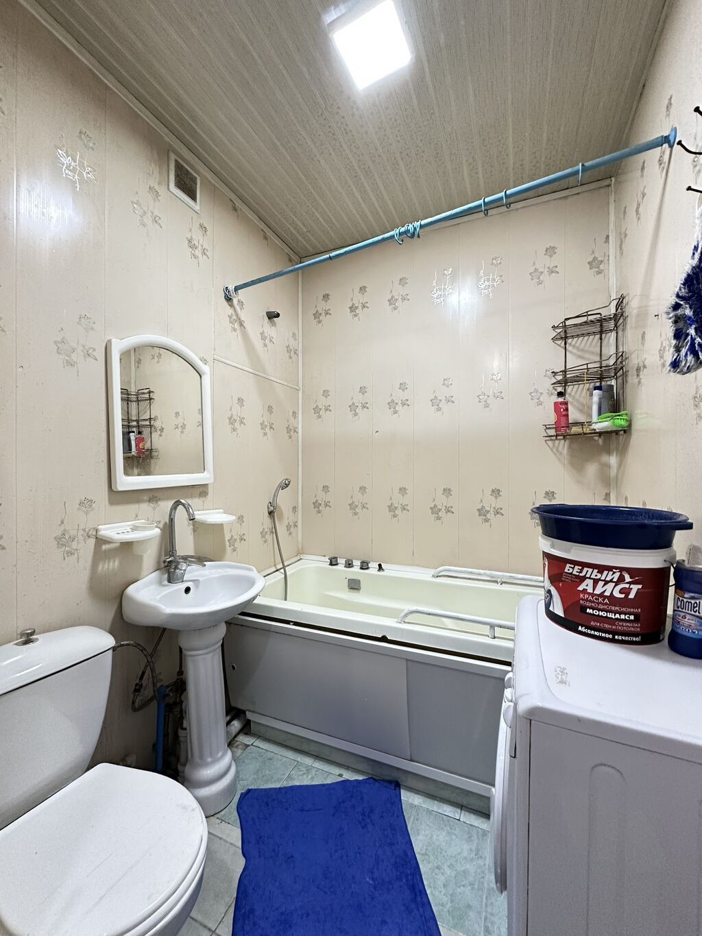 1 комната, 35 м², Аламедин-1 мкр 105 серия, 3 этаж, Старый ремонт: фото 3