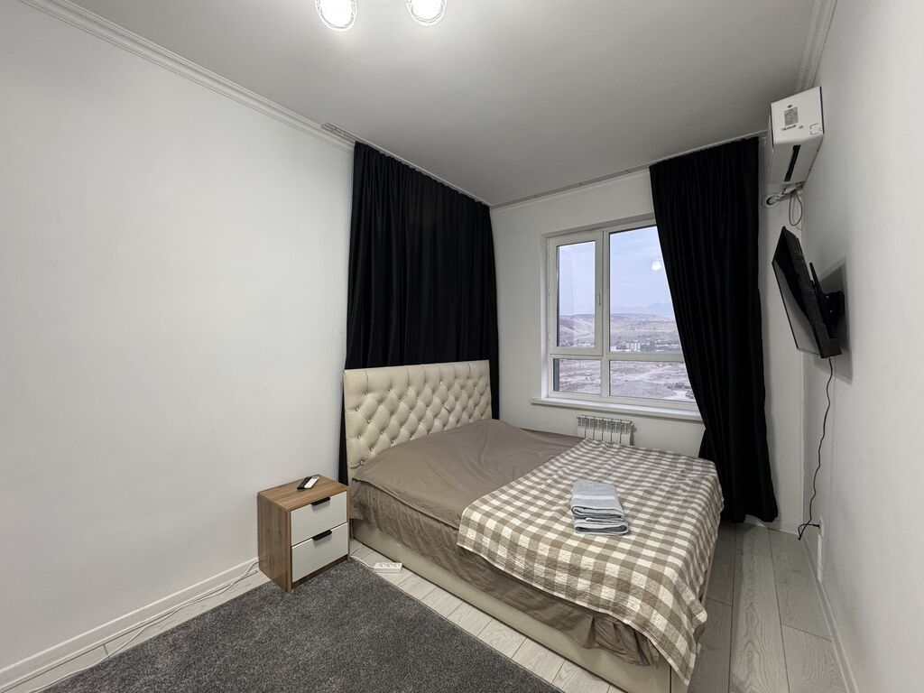 1 комната, 33 м², Ала-Арча ТРЦ Индивидуалка, 18 этаж, Свежий ремонт: фото 3