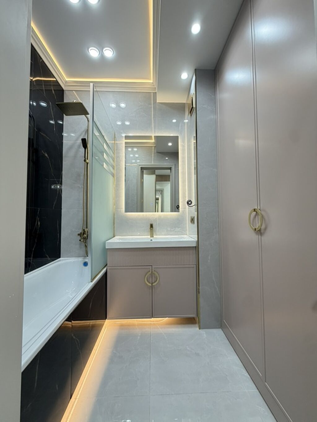 3 комнаты, 80 м², Асанбай мкр Элитка, 10 этаж, Дизайнерский ремонт: фото 8