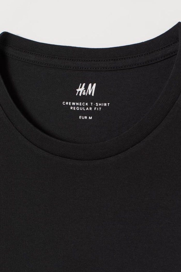 Мужская футболка, M, H&M, Новый, цвет - Черный, Самовывоз: фото 2