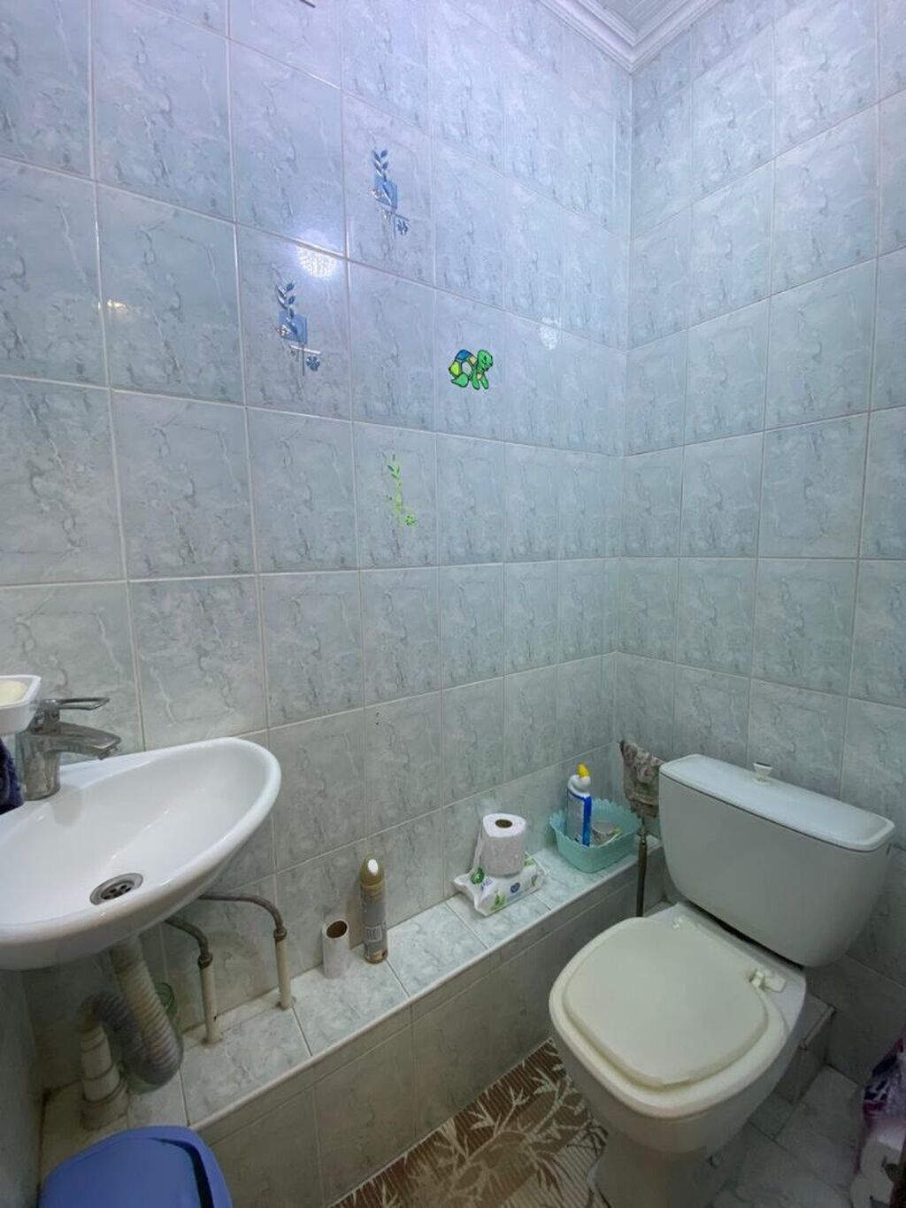 3 комнаты, 63 м², Асанбай мкр 105 серия, 2 этаж, Косметический ремонт: фото 4