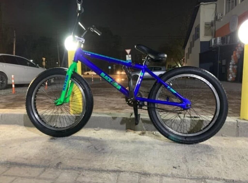 BMX велосипед Black Aqua - Тип: BMX для стрит/парка - Рама: стальная: фото 2