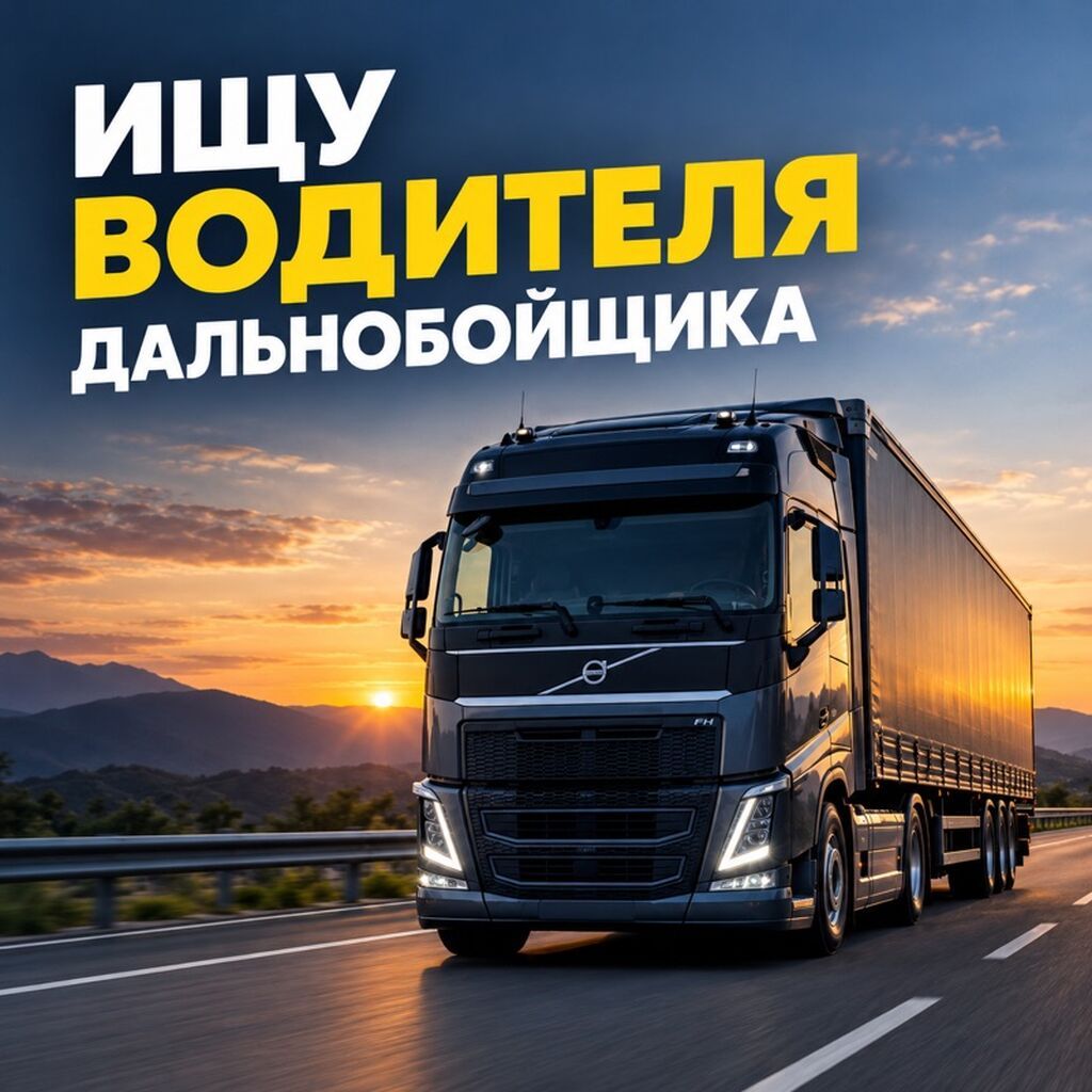 Требуется водитель-дальнобойщик на тягач Sitrak (категория CE)
