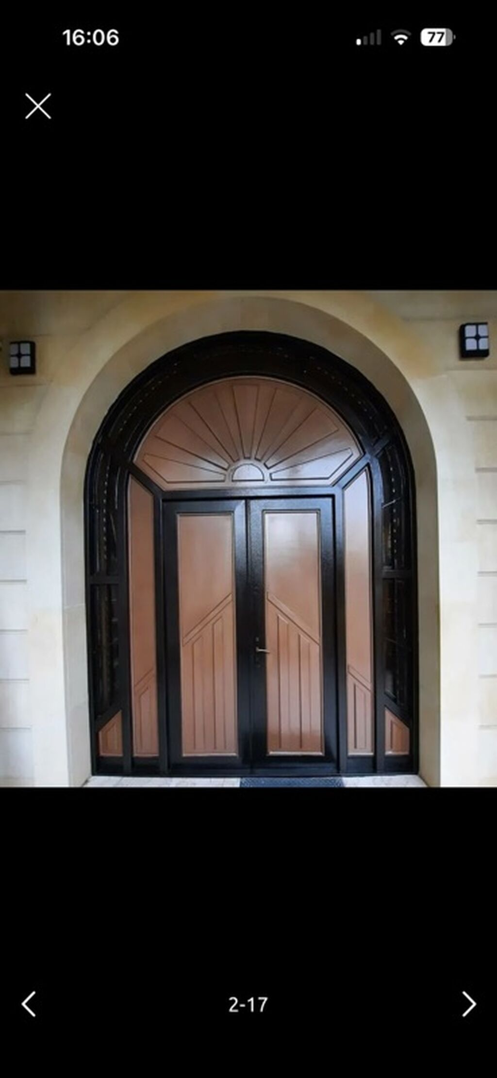 Dəmir qapıların rənglənməsi və bəzədilməsi - 2