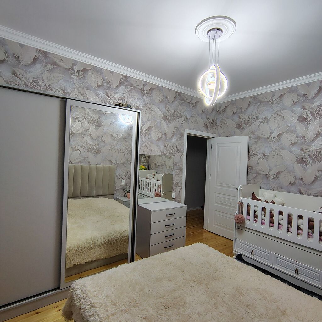3 otaqlı, 63 kv. m, Kredit yoxdur, Yeni təmirli