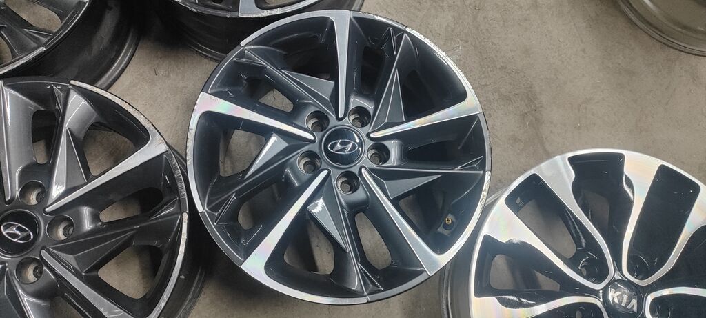 Литые Диски R 17 Hyundai, Комплект, отверстий - 5, Б/у: фото 7