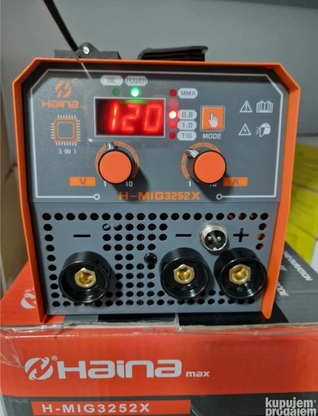 Aparati za zavarivanje: HAINA h-MIG 3252X No gas/mma/tig lift 3u1 digital Karakteristike