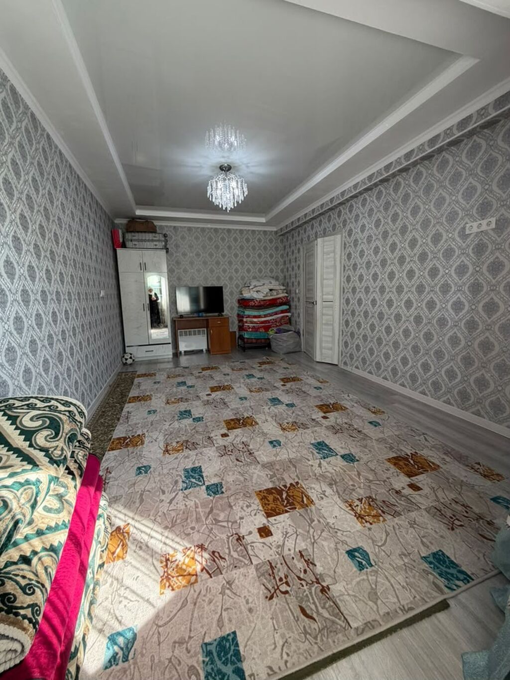 1 комната, 39 м², Тунгуч мкр Элитка, 8 этаж, Евроремонт: фото 1