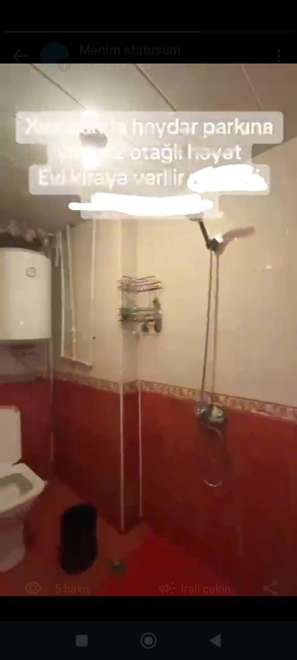 Salam tecili Xırdalandada, Heydər Parkına yaxın yerləşən 2 otaqlı