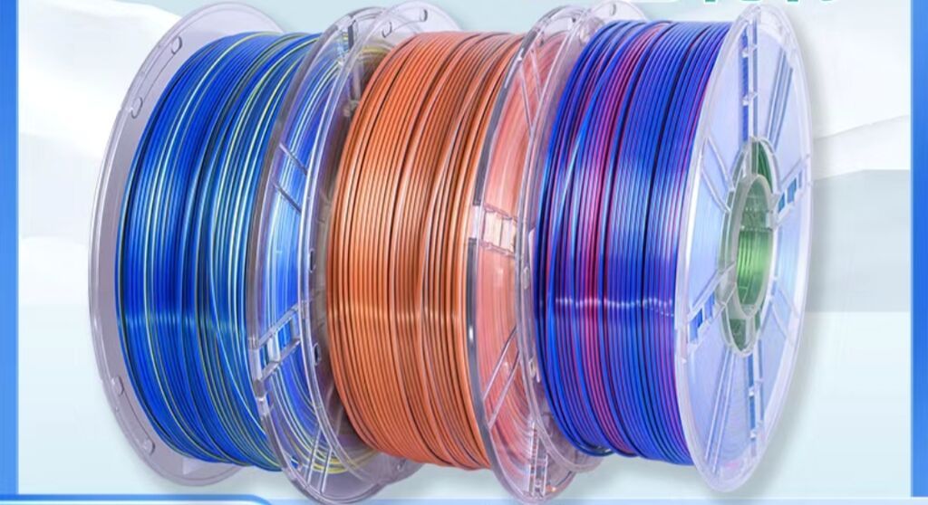 Пластик для 3Д принтера, TPU PLA, PLA silk, PTEG, ABS филамент 1.кг: фото 2