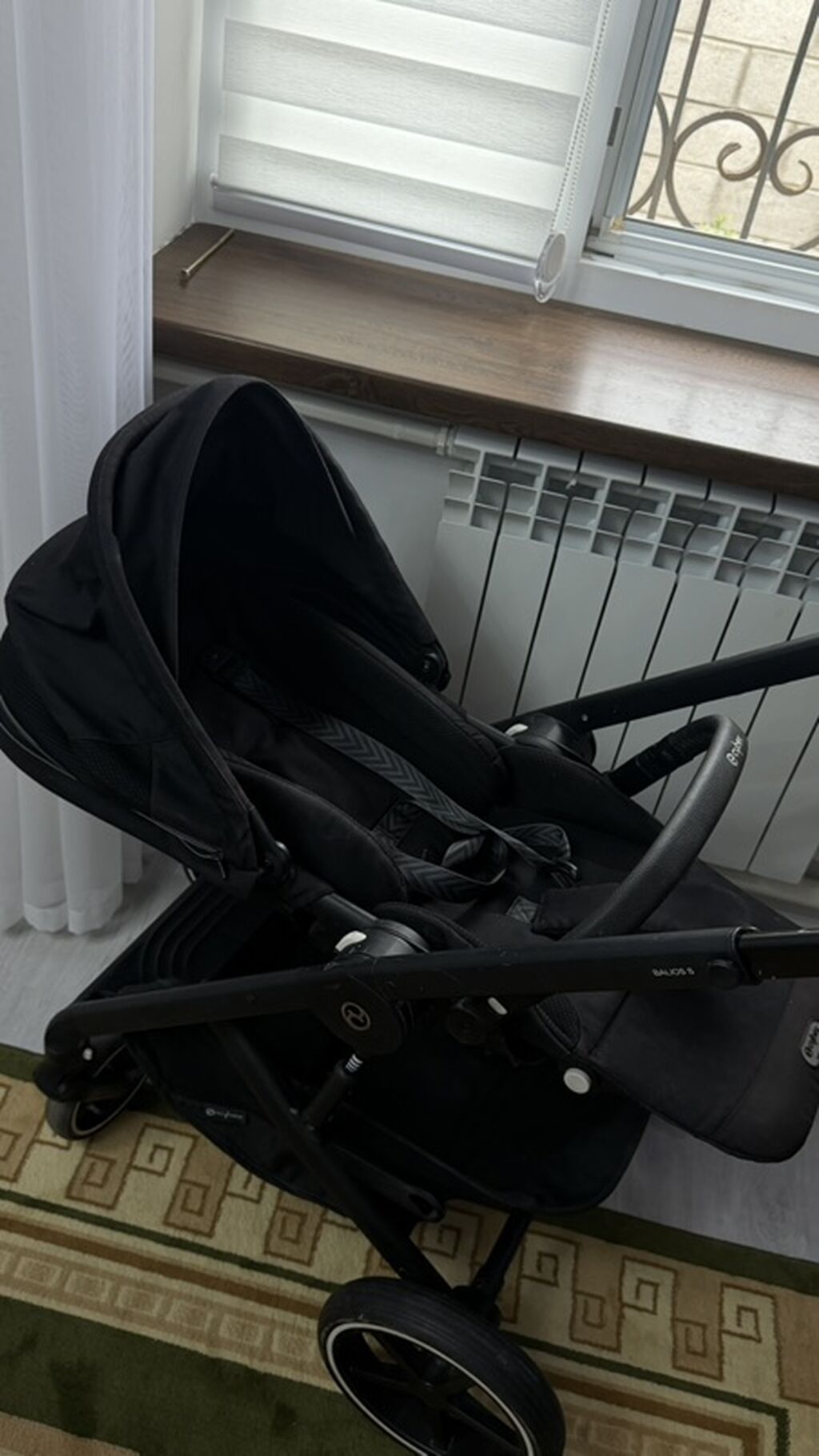 Коляска, Cybex, цвет - Черный, Б/у: фото 3