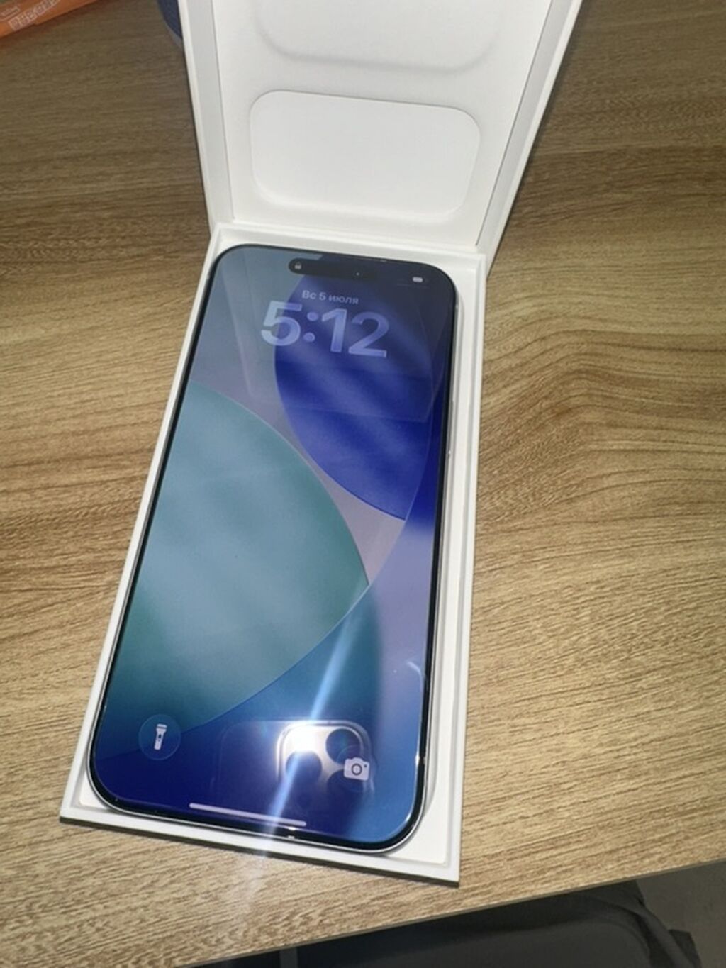 IPhone 17 Pro Max, Б/у, 256 ГБ, Серебристый, Коробка, 100 %: фото 3