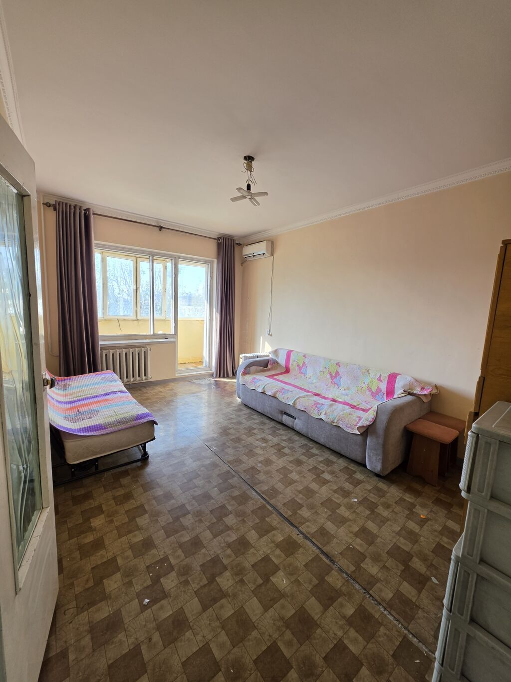 1 комната, 35 м², ул. Московская / Ибраимова 106 серия, 6 этаж, Требуется ремонт: фото 3