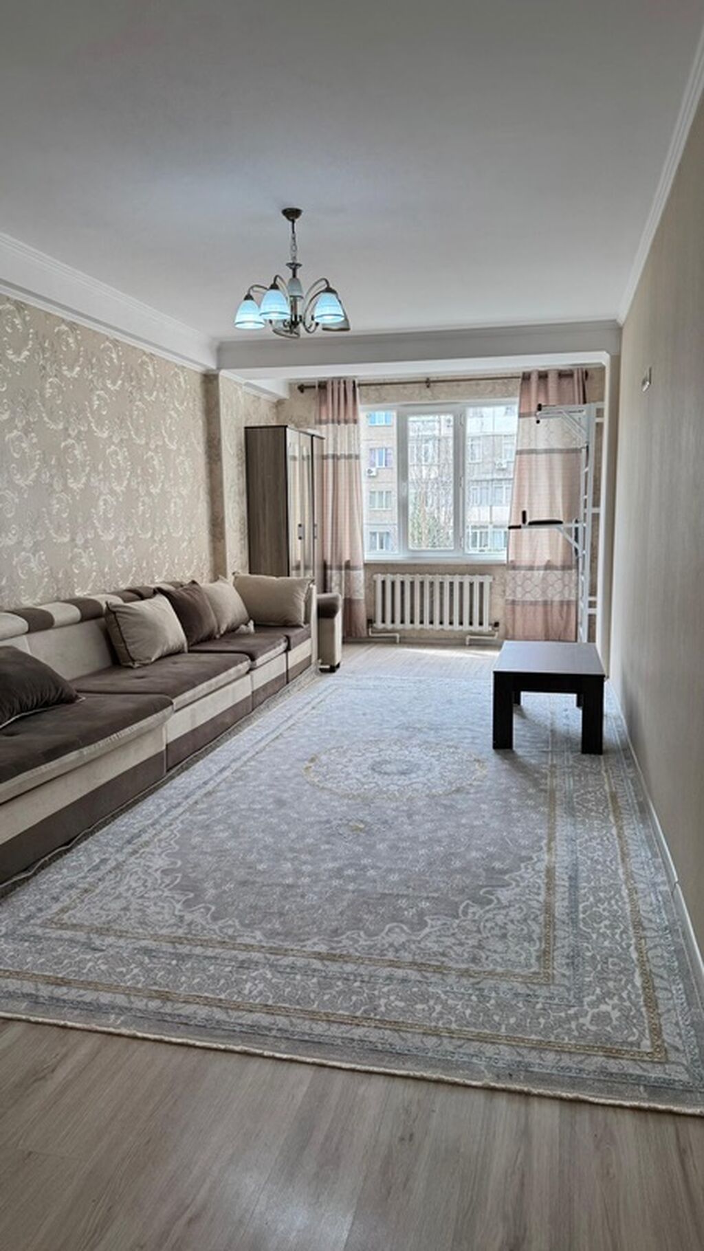 2 комнаты, 7 мкр Семейным, от 1 года, С мебелью полностью: фото 1