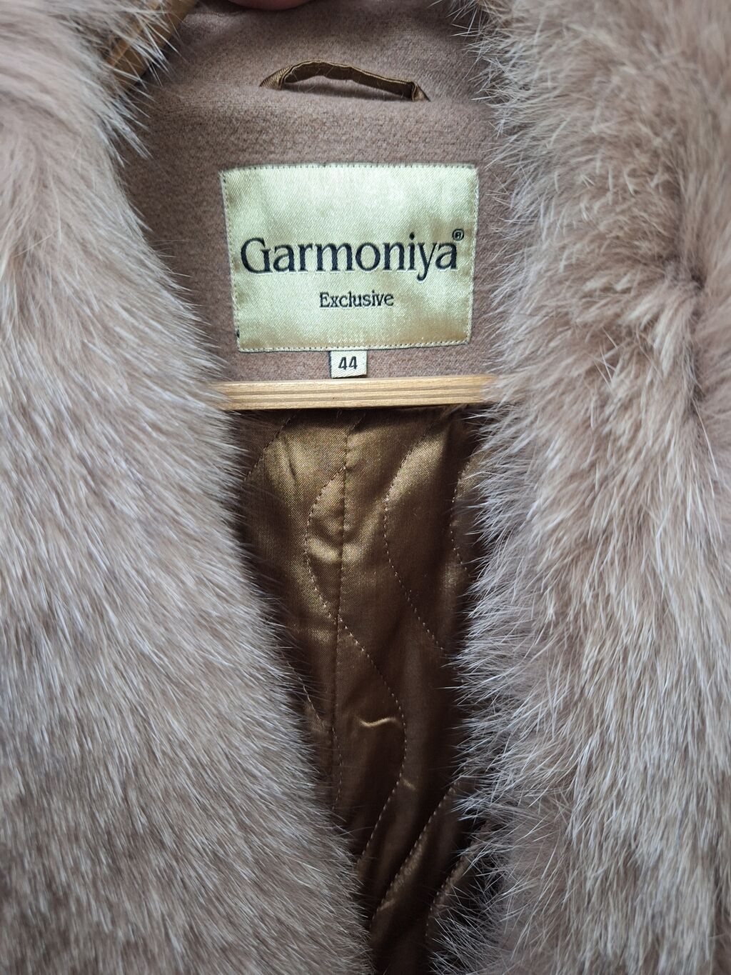 Пальто, Классика, Зима, По колено, С поясом, 2XL — фото 2