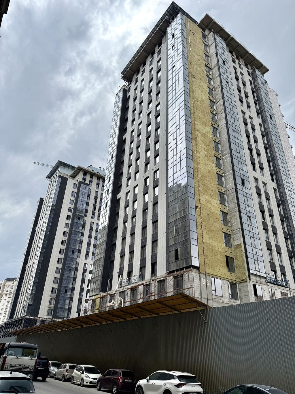 3 комнаты, 124 м², Асанбай мкр Элитка, 6 этаж, ПСО (под самоотделку): фото 2