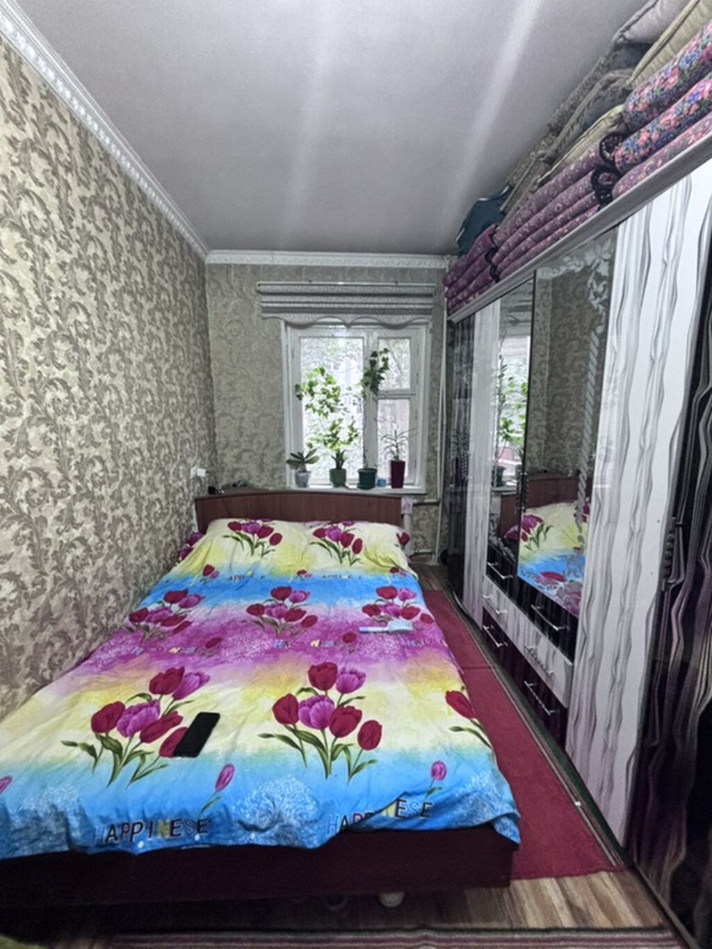3 комнаты, 1 м², Толойкон мкр., 105 серия, 1 этаж, Евроремонт: фото 2