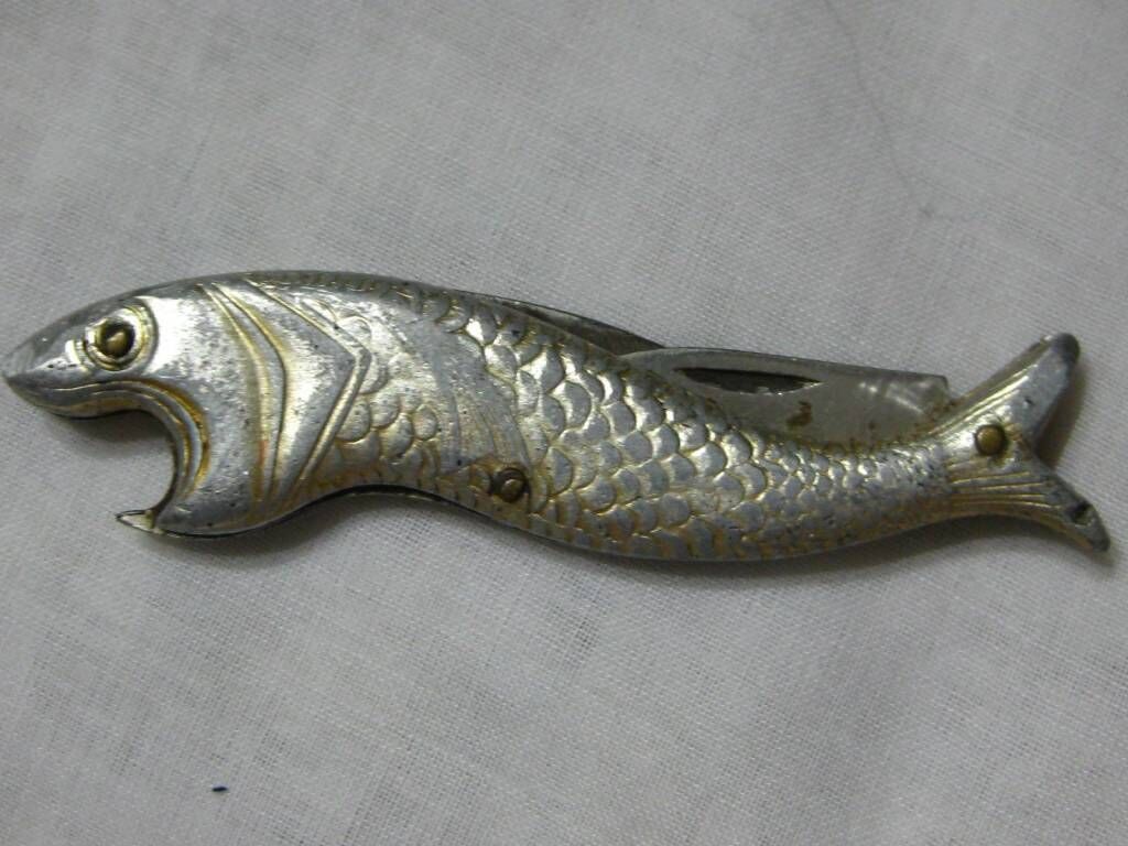Ножик раскладной в виде рыбы. 60-е | 1500 KGS | Другие инструменты Кара .