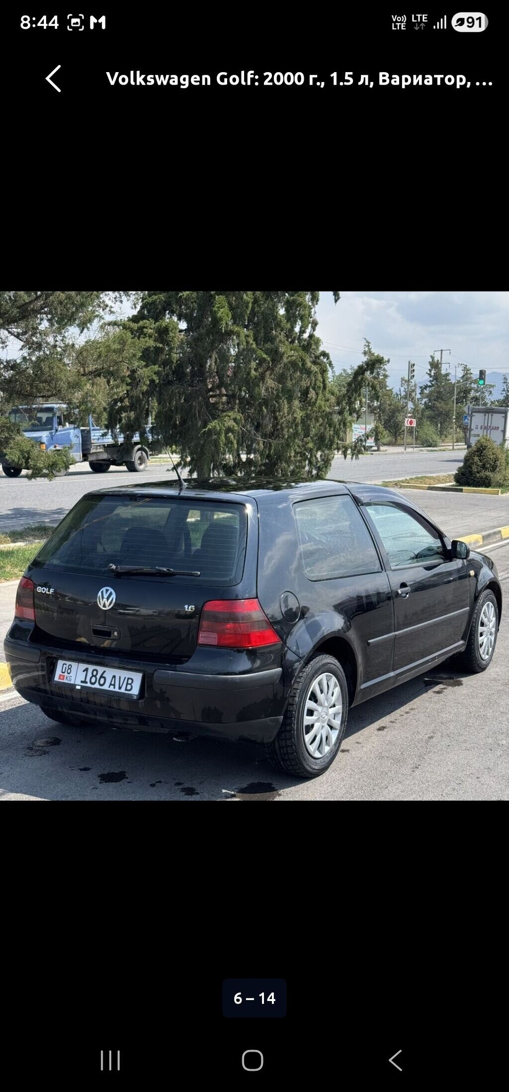 Volkswagen Golf: 2000 г., 1.5 л, Вариатор, Бензин, Хэтчбэк: фото 5