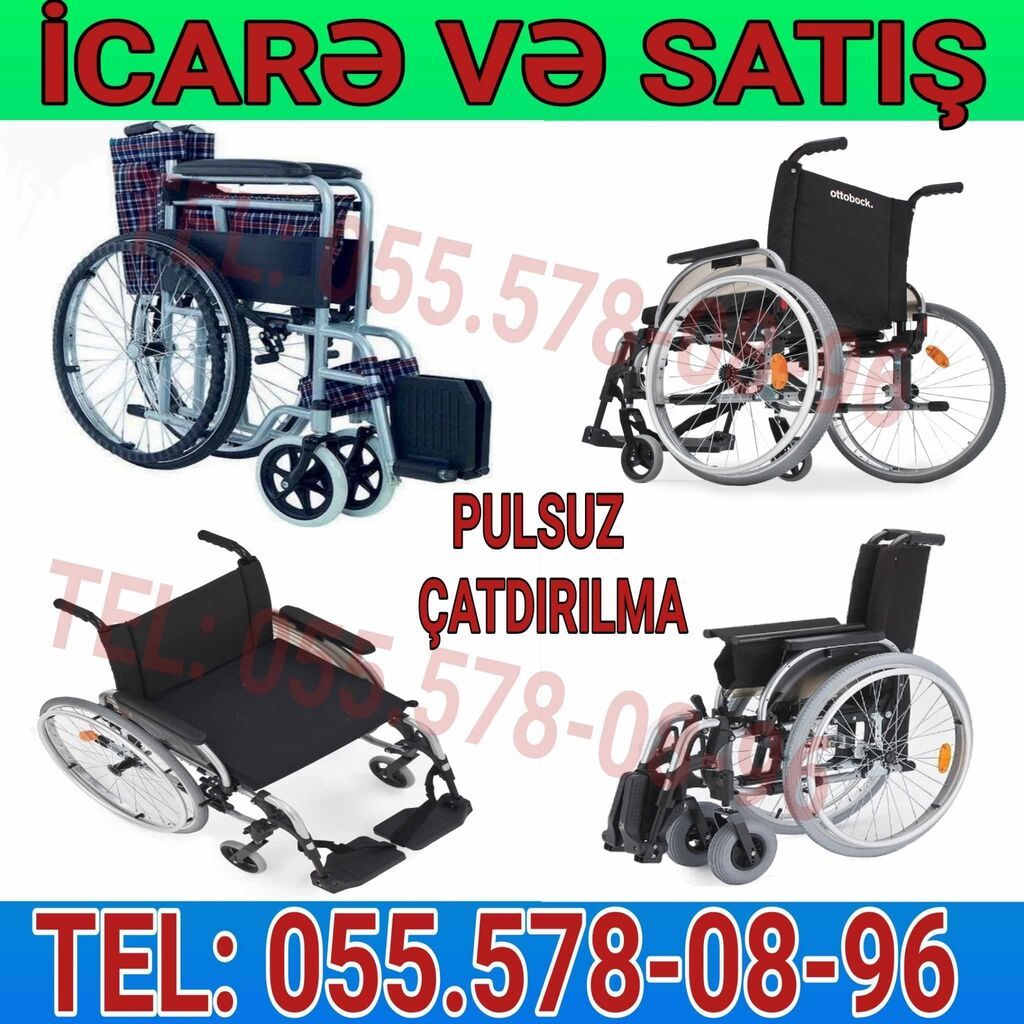 Əlil arabası – icarə və satış - Müxtəlif model əlil arabaları: yüngül
