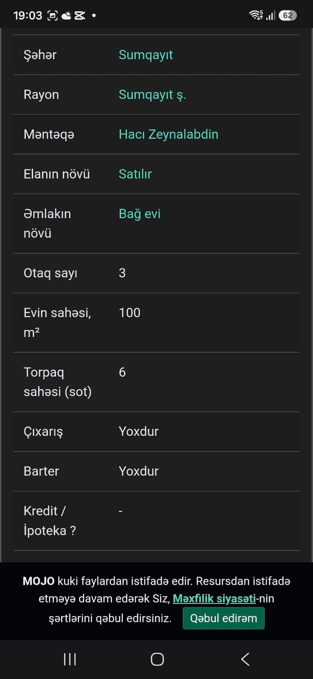 Zeynalabdin Tağıyev, 100 kv. m, 3 otaqlı, Hovuzsuz, Su