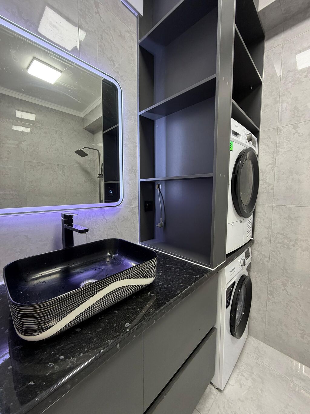 2 комнаты, 71 м², Асанбай мкр Элитка, 9 этаж, Евроремонт: фото 8