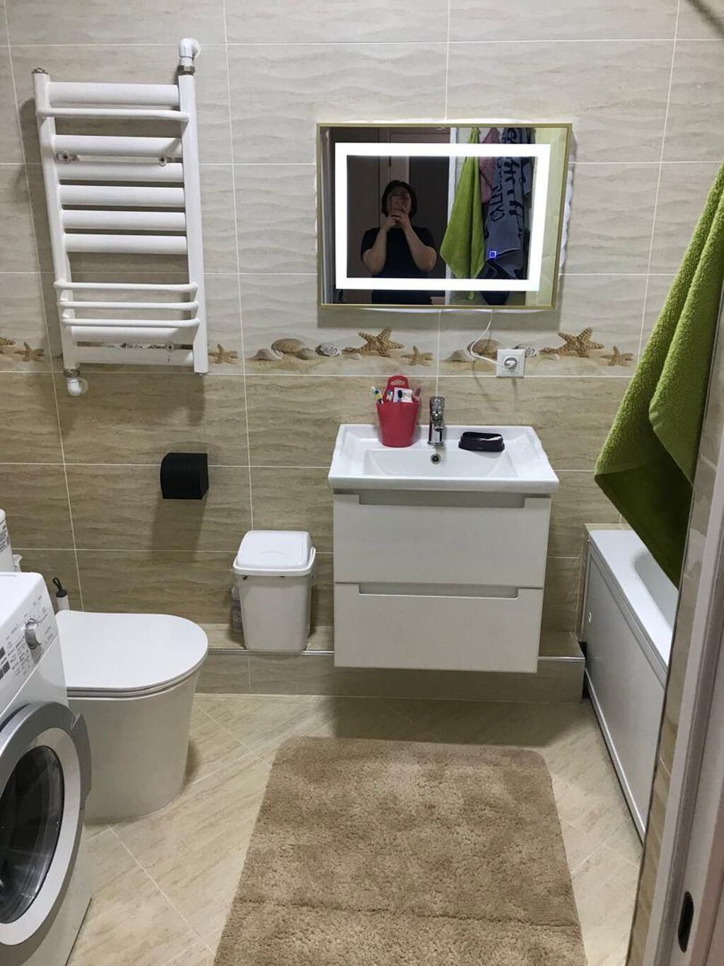 1 комната, 50 м², Джал мкр (в т.ч. Верхний, Нижний, Средний) Элитка, 3 этаж, Евроремонт: фото 6