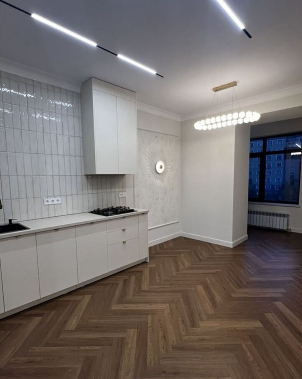 2 комнаты, 65 м², Ак-Кеме (старый аэропорт) Элитка, 4 этаж, ПСО (под самоотделку): фото 3