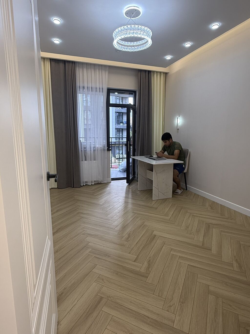 2 комнаты, 77 м², Асанбай мкр Элитка, 2 этаж, Евроремонт: фото 4