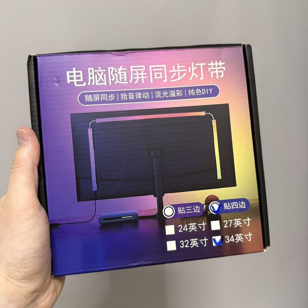 RGB-подсветка для монитора с синхронизацией цветов экрана (набор для: фото 2