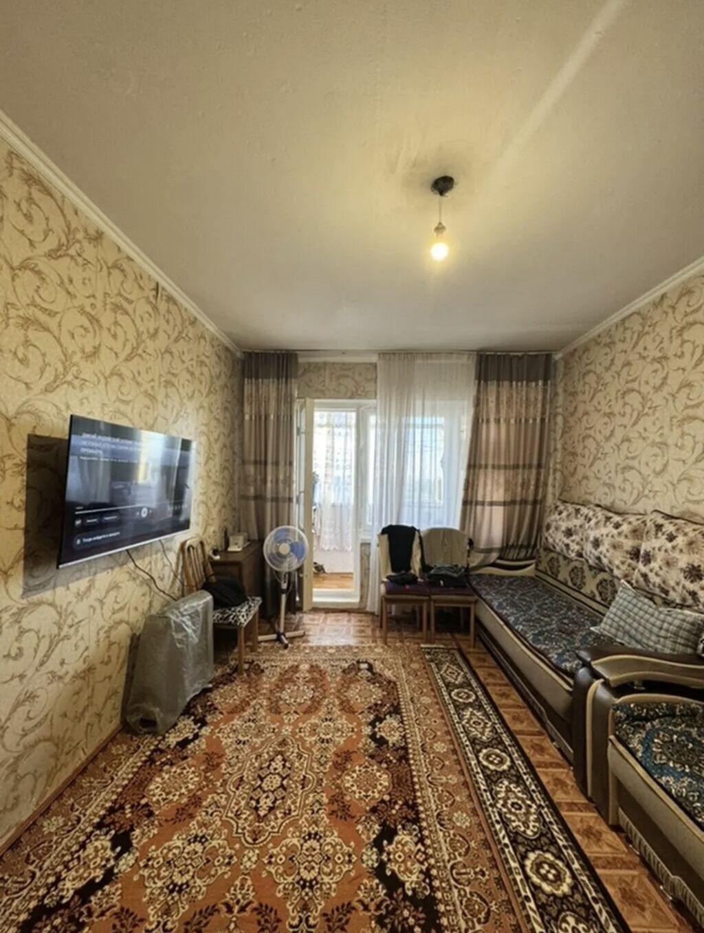 1 комната, 34 м², 5 мкр 105 серия, 6 этаж, Старый ремонт: фото 1