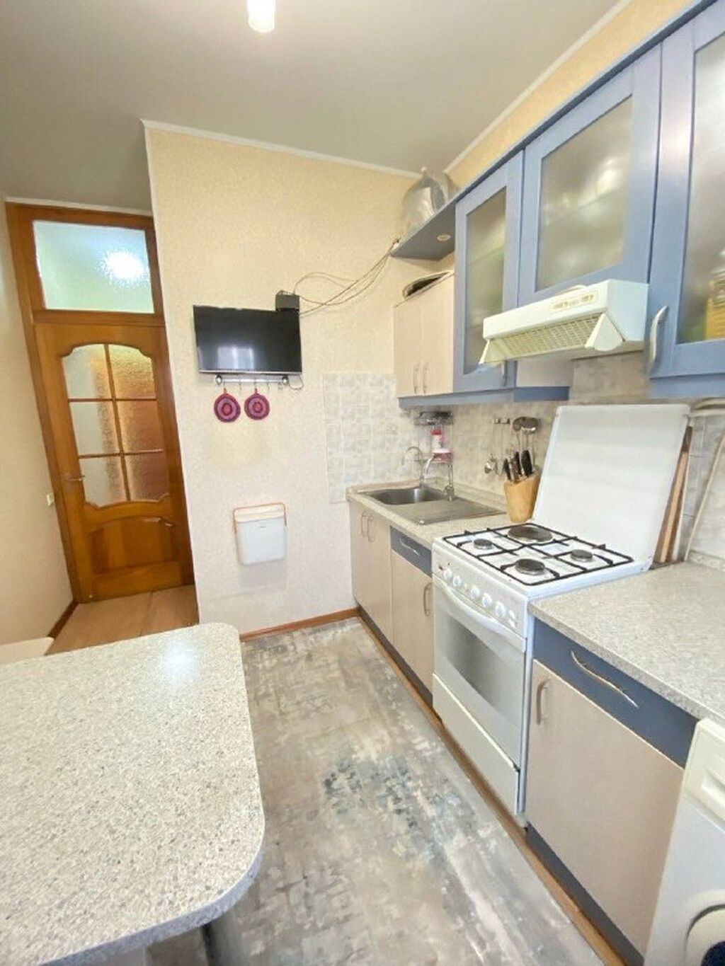 3 комнаты, 66 м², Дордой Плаза ТРЦ 105 серия, 5 этаж, Евроремонт: фото 7