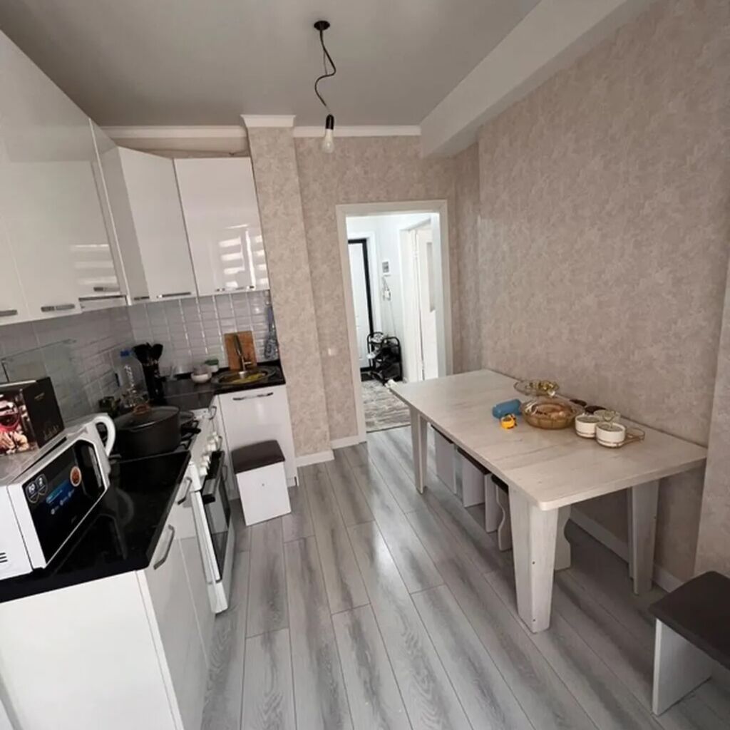1 комната, 38 м², Тунгуч мкр Элитка, 4 этаж, Евроремонт: фото 3