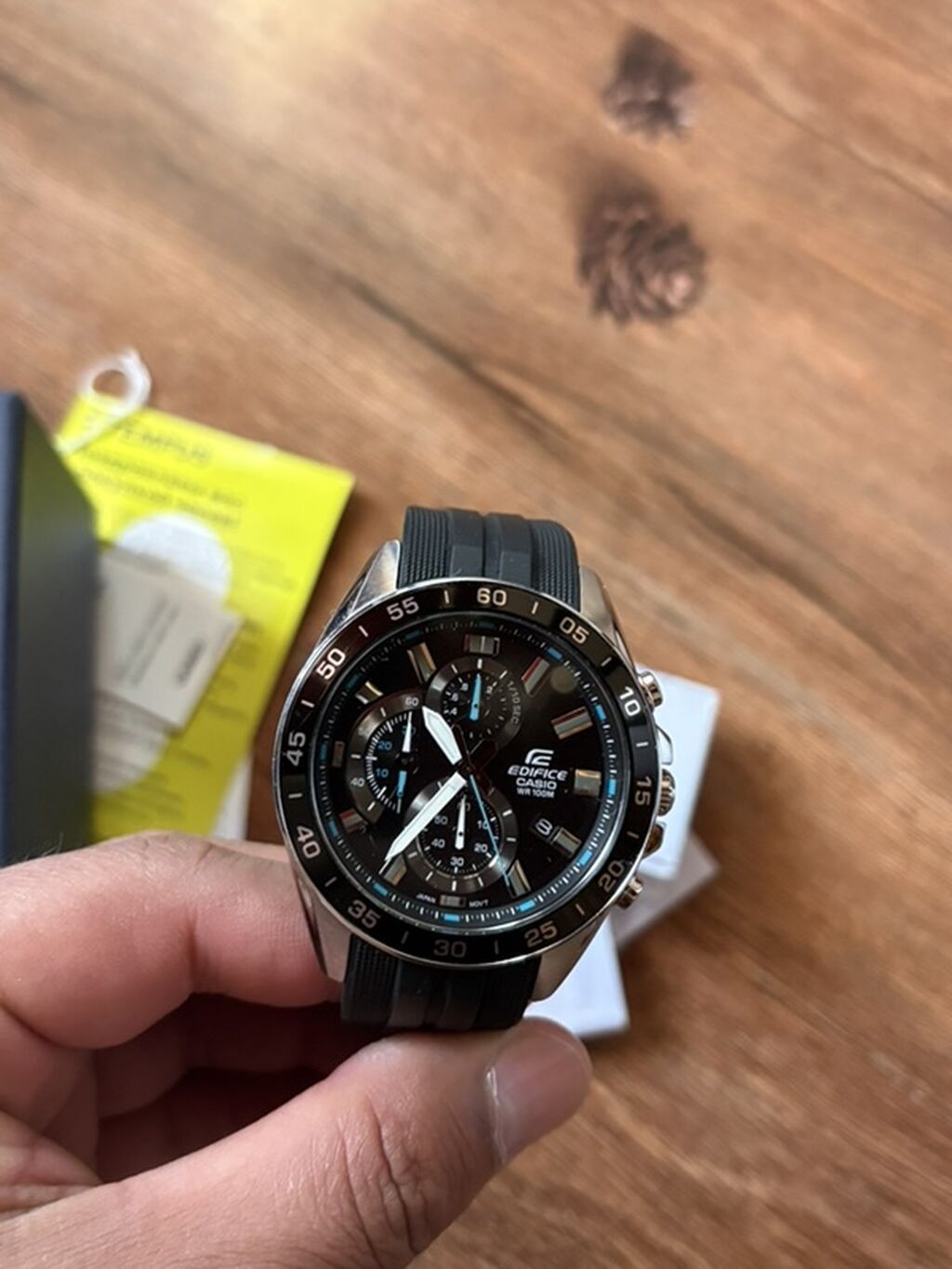 CASIO Edifice кварцевые мужские часы с хронографом - Линейка: Edifice — фото 2