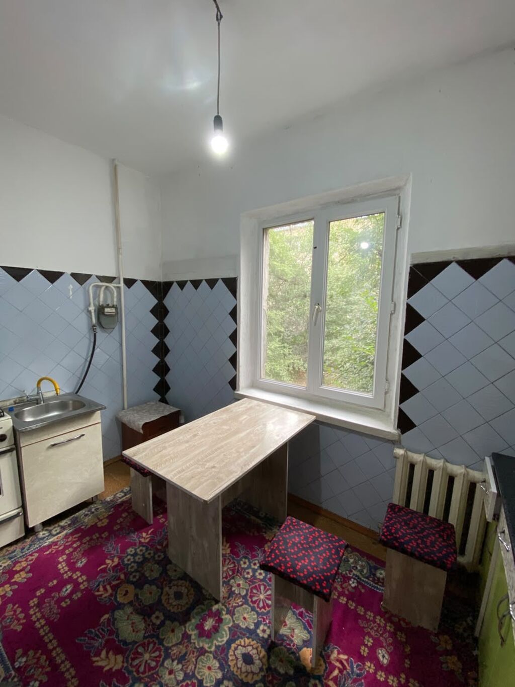 1 комната, 35 м², Аламедин-1 мкр 105 серия, 2 этаж, Старый ремонт: фото 3