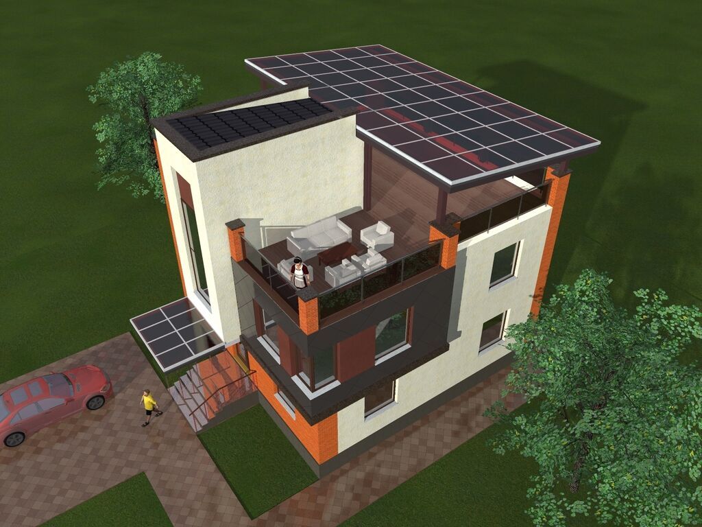 Продам добротный дом из Дархан блока Хайтек. перекрытия тригонная: фото 4