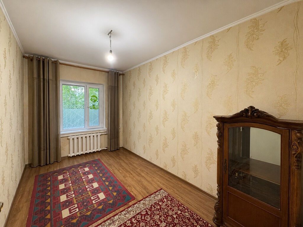 3 комнаты, 61 м², Аламедин-1 мкр 105 серия, 1 этаж, Косметический ремонт: фото 2