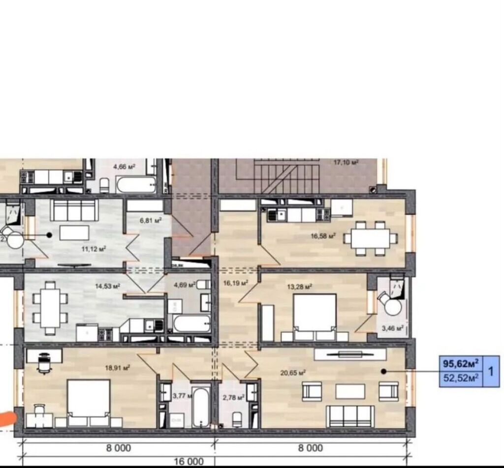 Продается 3-комнатная квартира, ЖК Келечек 2: фото 1