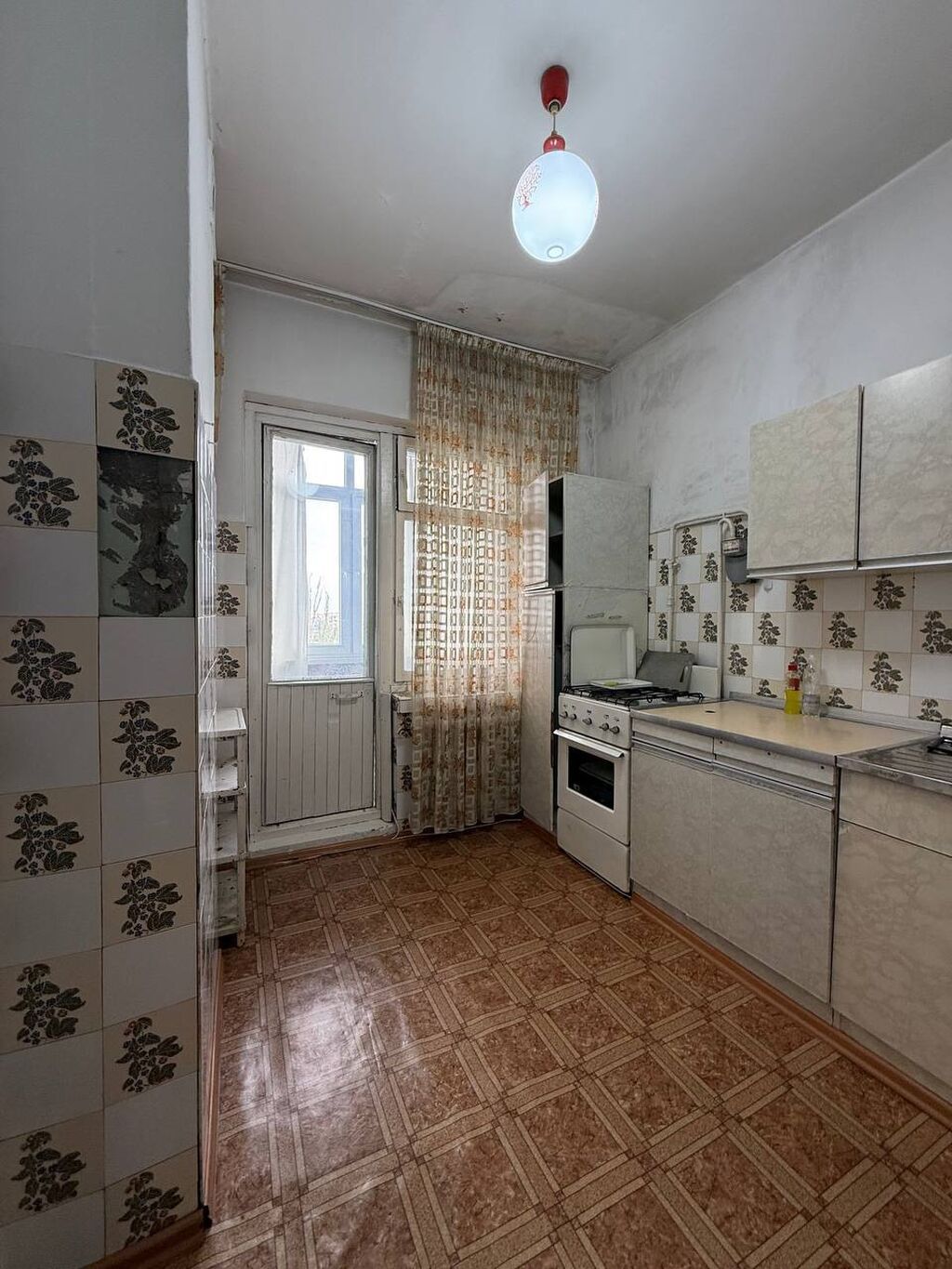 3 комнаты, 61 м², Аламедин-1 мкр 105 серия, 9 этаж, Старый ремонт: фото 5