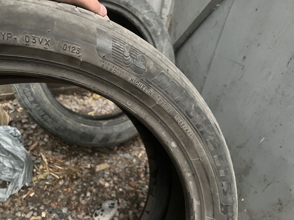 Шины 245 / 45 / R 19, Лето, Б/у, Пара, Внедорожные (АТ/МТ), Michelin: фото 4