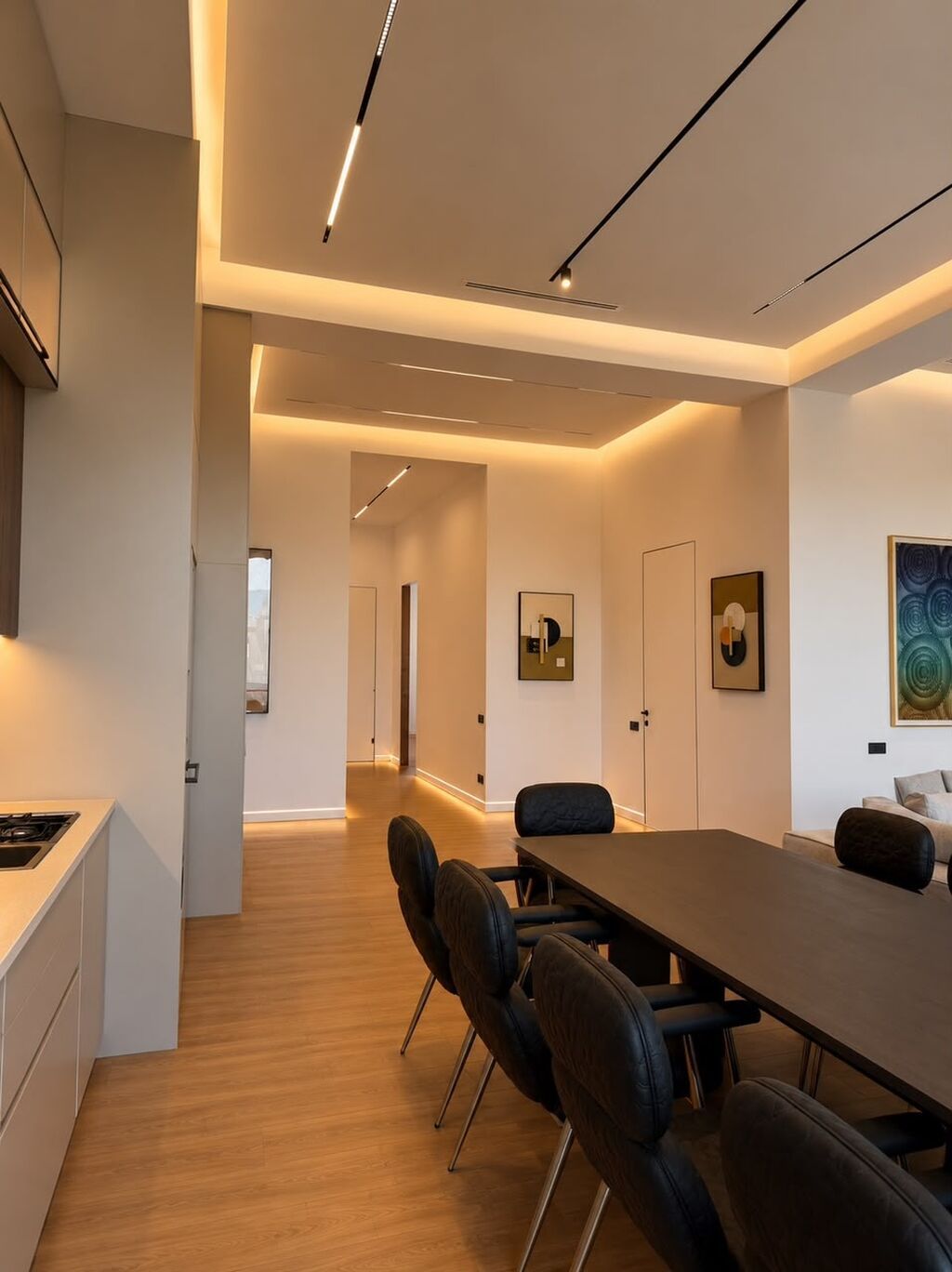3 комнаты, 140 м², Ала-Арча ТРЦ Элитка, 14 этаж, Дизайнерский ремонт: фото 2