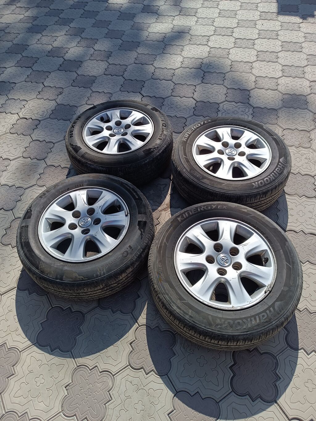 Колеса в сборе 205 / 65 / R 15, Лето, Б/у, Комплект, Легковые, Литые, отверстий - 5: фото 2