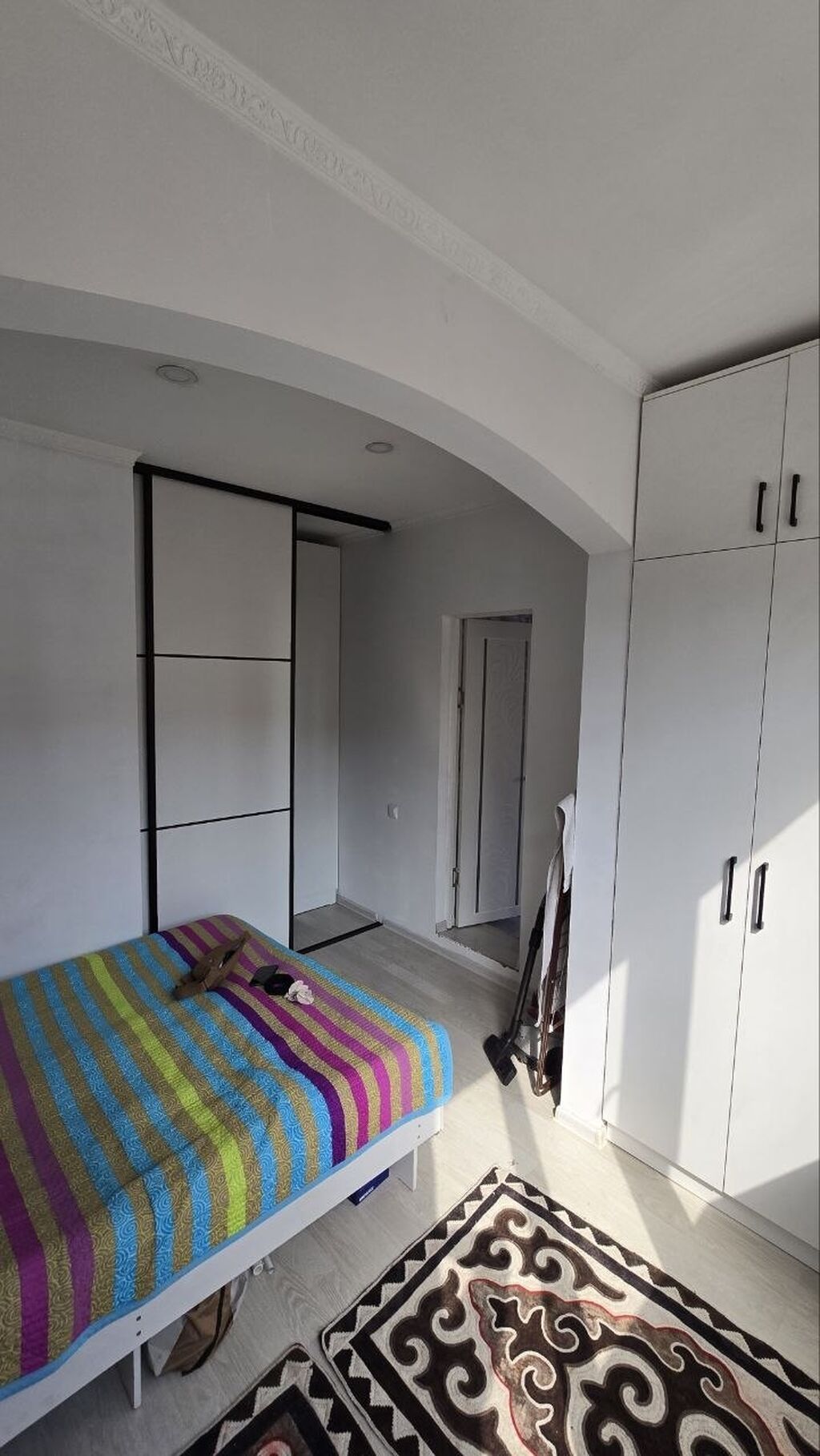 2 комнаты, 56 м², Кок-Жар ж/м 106 серия, 3 этаж, Евроремонт: фото 5