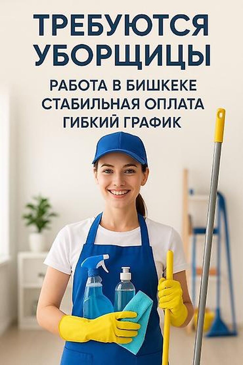 Требуется уборщик в пекарню