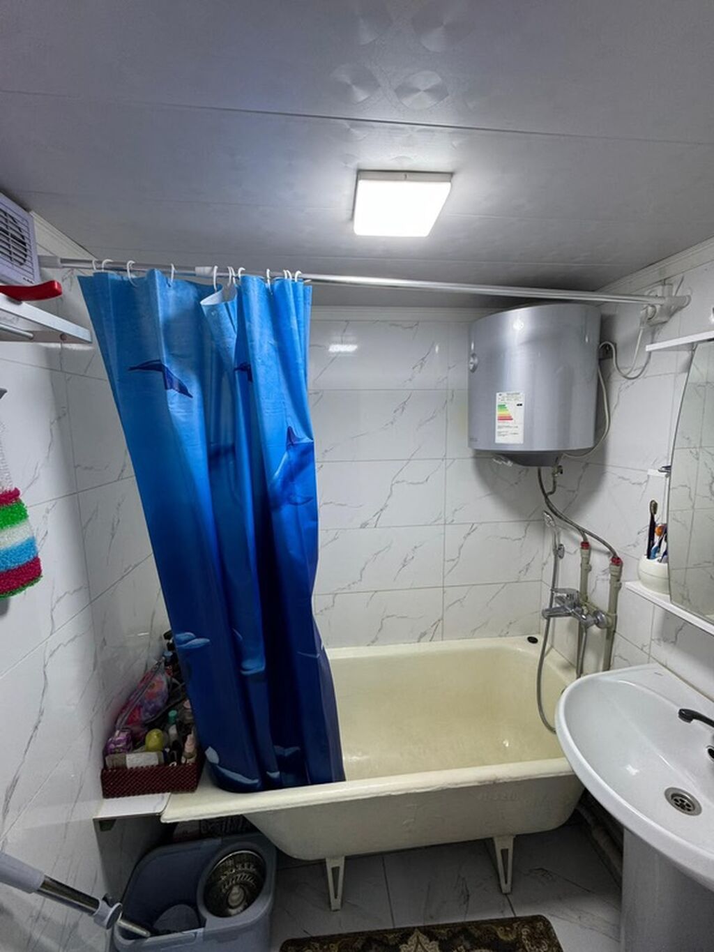 3 комнаты, 60 м², Ошский мкр., 105 серия, 1 этаж, Косметический ремонт: фото 3