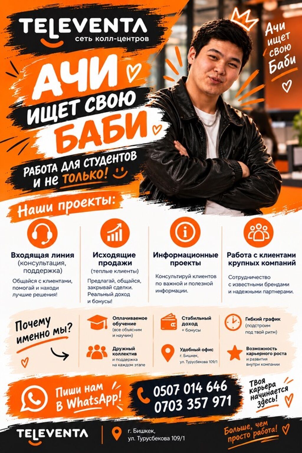 Требуется оператор call-центра, без опыта, график 2/2