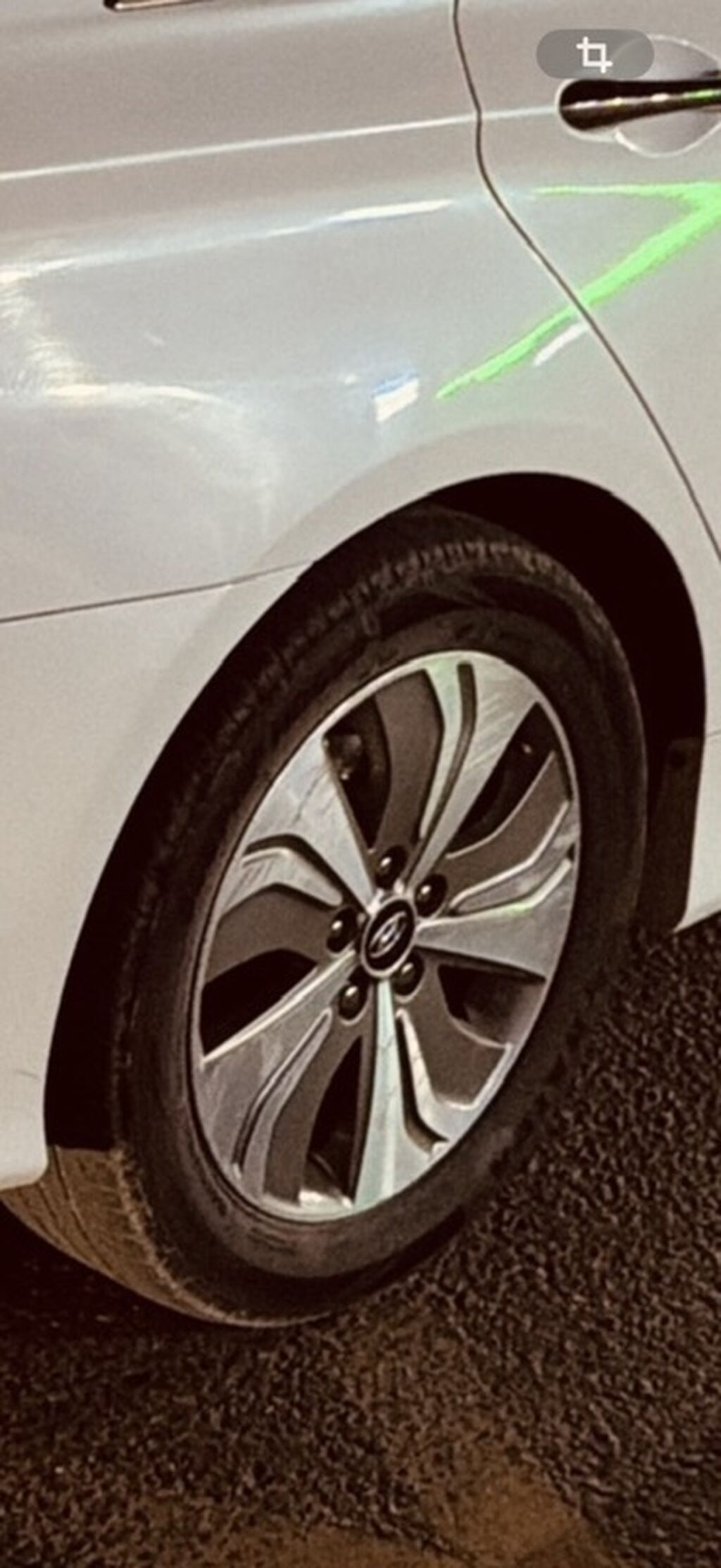 Литые Диски R 17 Hyundai, Комплект, отверстий - 4, Б/у: фото 5