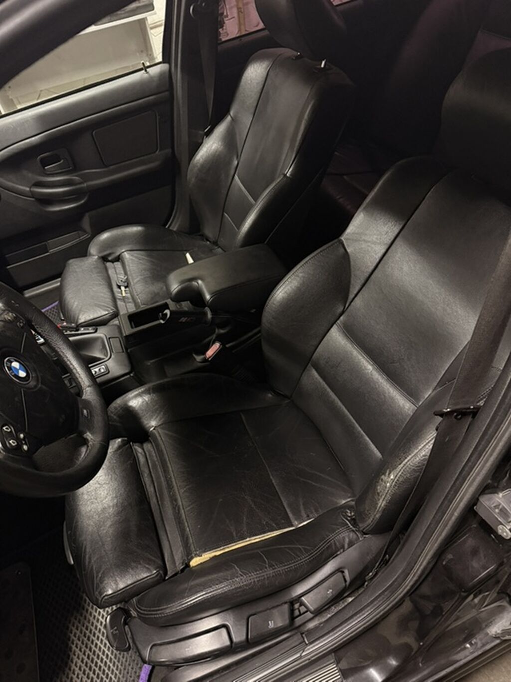 Сиденья передние BMW E46 кожа в хорошем состоянии все механизмы: фото 3