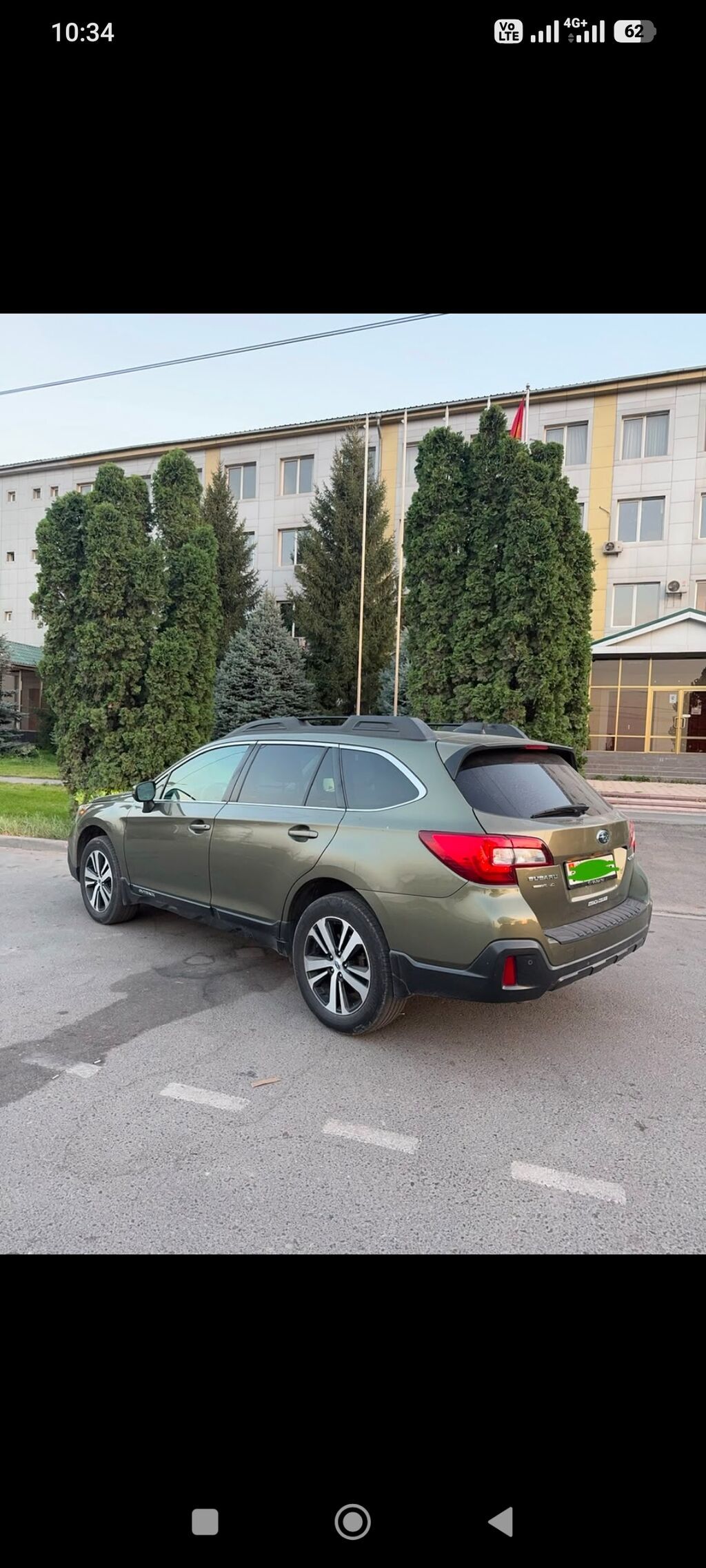 Subaru Outback: 2018 г., 2.5 л, Автомат, Бензин, Универсал: фото 2
